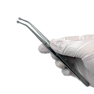 Pinzas Dentales de Acero Inoxidable de Alta Calidad, Pinzas Manuales de Algodón para Universidad, con Punta Angulada y Dentada, Reutilizables, para Cirugía Dental - Product Image 2