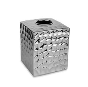 Couvercle de boîte à mouchoirs en aluminium classique indien moderne fait à la main dessus de table suspendu décoratif pour la maison stockage pièce maîtresse en métal en gros - Product Image 1