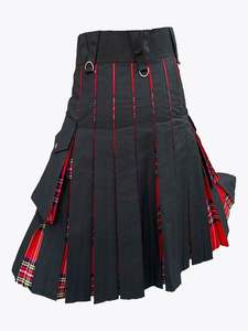 Kilt utilitario para hombre de tartán escocés híbrido - Product Image 2