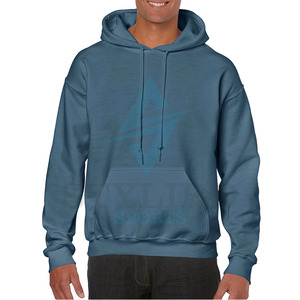 Sudaderas con Capucha para Hombre, de Alta Calidad, Algodón y Poliéster, Diseño Sólido, Cuello con Capucha, Temporada de Invierno, MOQ Bajo, Teñido Liso, Secado Rápido - Product Image 4