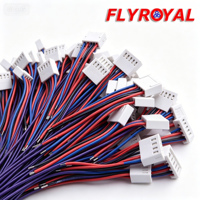 Cable de Conexión Personalizado de 2.5mm y 5 Pines, Arnés de Cables de PVC, OEM ODM para PCB, Robot Industrial, Impresora Médica