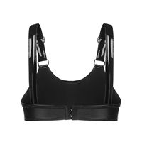 Femmes Wetlook cuir verni Latex soutien-gorge haut court pour Pole Dance Rave Festival Clubwear Sexy Rave fête vêtements dames Clubwear