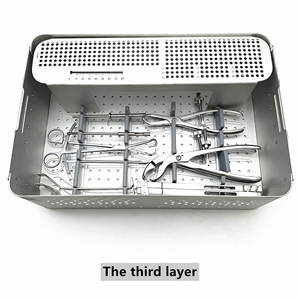 Kit d'instruments orthopédiques Plaque de verrouillage des membres supérieurs Ensemble d'instruments chirurgicaux orthopédiques vétérinaires - Product Image 3