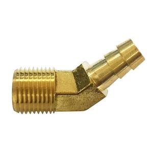 Raccord en laiton à filetage mâle, coude, embout de tuyau, 90 degrés, NPT, pour eau, gaz, carburant - Product Image 5