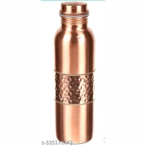Botella de Agua Personalizada con Diseño de Prisma, Hecha a Mano, Grabada, de Cobre Puro, Ecológica, a Prueba de Fugas, con Asa, para Yoga y Fitness - Product Image 6