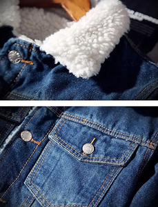 แจ็คเก็ตยีนส์คอตั้งสำหรับผู้ชาย แบบสั่งทำพิเศษ ขายส่ง ทนทาน เป็นมิตรกับสิ่งแวดล้อม กันลม - Product Image 6