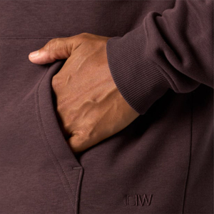 Sudadera con Capucha Gruesa para Hombre, Logotipo Personalizado, Corte Holgado, Gruesa, Lisa, Hombros Caídos, 400-500 GSM, Invierno Francés, Servicio OEM - Product Image 4