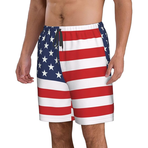 Diseño personalizado traje de baño 100% poliéster secado rápido hombres playa pantalones cortos sublimación impreso transpirable Unisex Board Shorts - Product Image 4