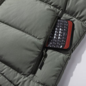 2025 personalizar lona teñida poliéster algodón relleno Puffer chaqueta invierno para hombres y mujeres - Product Image 5