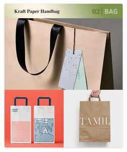 Venta al por mayor impreso OEM Boutique de lujo Hot Stamping regalo bolsa de papel para compras para Festival boda San Valentín - Product Image 3