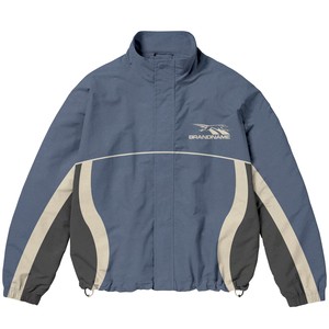 Chándal ligero de nailon impermeable personalizado, ropa para correr, chaqueta de nailon con cremallera y conjunto cortavientos de dos piezas - Product Image 5