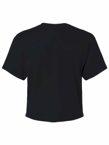 T-shirt da donna con vista sull'ombelico locale US | Top corto personalizzato | Maglietta Casual in morbido cotone - Product Image 5
