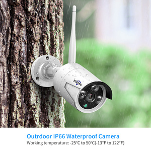 Nouvelles tendances Hiseeu 5MP H.265 IP66 Alexa Vision nocturne Système de sécurité extérieur 16 canaux Caméra CCTV <span class=keywords><strong>sans</strong></span> <span class=keywords><strong>fil</strong></span> Wifi Kits NVR - Product Image 5