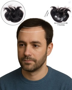 AR-RAFI IMPEX Cabello Humano Virgen Indio de Primera Calidad, Sin Procesar, de Origen Ético, Natural, Suave, Fuerte, Cabello Remy Liso, 100g - Product Image 3