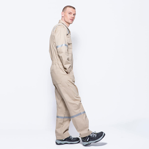 Overol DE TRABAJO DE SEGURIDAD CON overoles de cinta reflectante Trajes de ropa de trabajo uniformes para hombres - Product Image 3