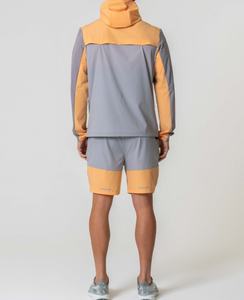 Vestes coupe-vent personnalisées de haute qualité 95% polyester 5% spandex tissées dans les quatre sens vêtements de sport extensibles survêtements légers pour hommes - Product Image 2