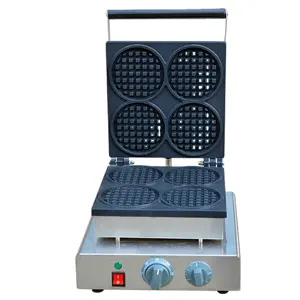 JTS Manufacture Snack Food Machine Equipment: Waffle Maker Baker Commercial Waffle Circular Maker Machine