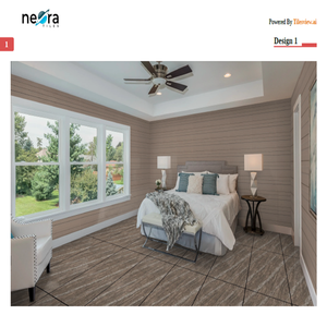 Drega Choco 600x1200mm Azulejos de porcelana con apariencia de mármol Acabado brillante - Product Image 3