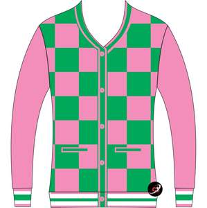 Alpha Kapa Alpha Cardigan <b>Sweater</b> Long Sleeve Button Open Front Knit Lightweight Cozy Layered Top Fall Winter Office Daily - Product Image 6