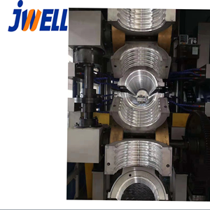 Линия для производства двухслойных гофрированных труб из ПНД/ПП с экструдером параллельно-коническим двухшнековым типа - Product Image 5