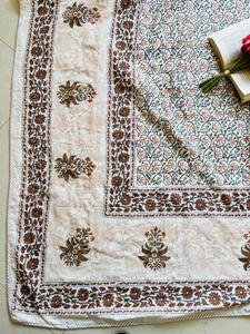 Produit chaud couvertures jette indien traditionnel main bloc imprimé doux coton Voile double taille Dohar à vendre - Product Image 3