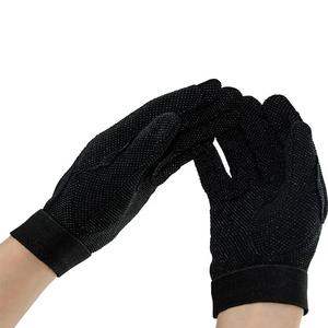 Gants d'équitation en coton respirant à séchage rapide avec fermeture à bouton pour hommes et femmes, accessoire équestre pour sports d'hiver en plein air et course - Product Image 4
