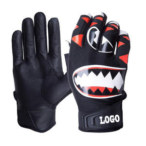 Top Best-seller Gants de baseball en cuir respirant pour la pratique sportive et les allumettes Gants de frappeur avec logo personnalisé - Product Image 2