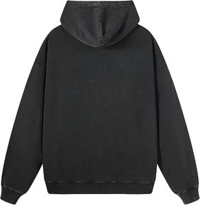 Sweat à capuche surdimensionné délavé à l'acide pull en coton lourd Streetwear sweat à capuche décontracté pour tenue quotidienne - Product Image 6