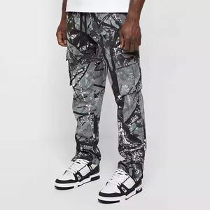 Vente en gros de haute qualité logo personnalisé pantalon pour hommes multi-poches Hip Hop pantalon décontracté et Streetwear en 2025 - Product Image 6