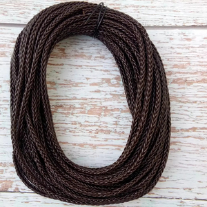 100% véritables cordons en cuir naturel cordon en cuir tressé artisanal pour collier Bracelet cordon en cuir tressé carré fait à la main - Product Image 1