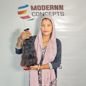 ผมชาวอินเดียนแดงมนุษย์ผมตรงธรรมชาติไม่ผ่านกระบวนการทางเคมีสำหรับปรับแนวหนังกำพร้า100% - Product Image 3