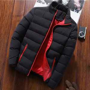 เสื้อโค้ทบับเบิ้ลสำหรับผู้ชายผ้าแคนวาสสำหรับฤดูหนาวที่เบามากเป็นมิตรต่อสิ่งแวดล้อม - Product Image 1