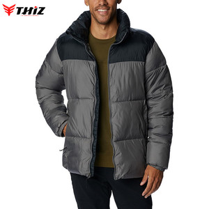 Gran oferta, chaqueta acolchada de invierno ligera personalizable para hombre, cuello con capucha relleno de plumón de alta calidad para uso en exteriores - Product Image 2