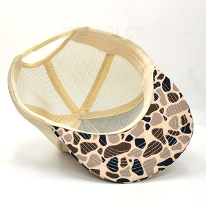 Sombreros de camionero de 5 paneles, gorras deportivas de camionero con logotipo bordado personalizado, gorras para la cabeza OEM, sombreros - Product Image 5