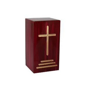 โกศใส่ศพทำจากไม้สไตล์อเมริกันสมัยใหม่พร้อมโลโก้ตามสั่งสำหรับผู้ใหญ่ชายหญิง - Product Image 3