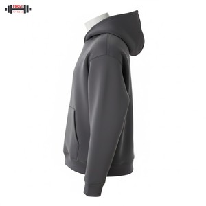 เสื้อฮู้ดแบบสวมหัวสำหรับผู้ชายใน300gsm ฤดูหนาวผ้าคอตตอนใส่ในท้องถนนดีไซน์แบบกำหนดเองได้ - Product Image 6