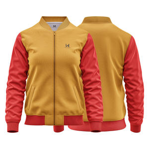 Chaqueta Bomber Varsity Formal Holgada, Transpirable, Resistente al Viento, Ecológica, de Color Sólido, con Cremallera Completa, Hecha a Medida y de Alta Calidad - Product Image 4