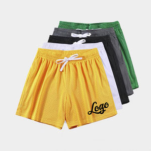 Shorts décontractés pour hommes, 5 pouces, double couche, en tissu peigné écologique, pour le basketball, la gym, la course à pied, le jogging, haute qualité, impression numérique vintage - Product Image 1