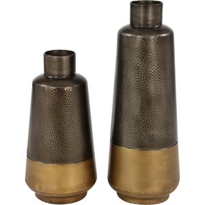 Jarrón de latón dorado mate elegante personalizable, decoración de Metal de hierro atemporal para el hogar y la Oficina para arreglos florales personalizados - Product Image 5