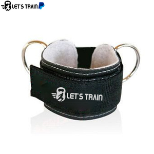 Premium Weightlifting Gym Cable Machine Attachment Multi-Use Cowhide Leather Customizable Workout Wrist Strap D <b>Ring</b> Belt Straps - Product Image 6