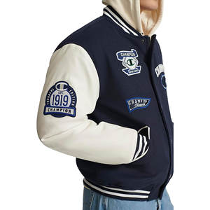 Chaqueta Bomber Unisex Vintage 2025 para Hombre, Estilo Universitario, Informal, para Invierno, Uso en Exteriores, Talla Grande, Transpirable, de Piel de Vaca, Material de Punto de Algodón - Product Image 5