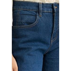 กางเกงยีนส์ทรงตรงเอวสูงแบบสกินนี่ลำลองผ้าเดนิมแบบคาร์โก้ ระบายอากาศได้ดี รุ่น WM-JNS-WS25-003 ไซส์ XL กางเกงขายาวพิมพ์ลาย - Product Image 1