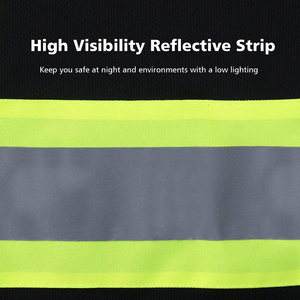 Camisa de seguridad de alta visibilidad para hombre más vendida ropa de trabajo de algodón de manga corta reflectante personalizada a prueba de agua - Product Image 4