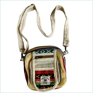 Fabrika fiyatlı HANSH el sanatları Tesco jüt alışveriş çantası baskılı tasarım özelleştirilebilir boyutu Logo ihracat için dayanıklı kolu fermuar kilit - Product Image 1