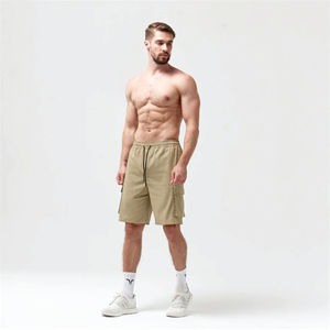 Nouveau short décontracté confortable et doux de style tendance pour hommes couleur unie utilisation extérieure hommes shorts décontractés pour hommes en bas quantité minimale de commande - Product Image 5