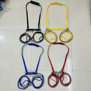 Nuevo Material de PVC resistente Bling SHOW Halter Cadena de color plateado completo Productos ecuestres Moda Impermeable Personalizado - Product Image 4