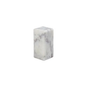 Handmade White Marble Rectangular Block Polished Luxury Decorative Desk Accessory Elegant Modern Office Table Paperweight - Product Image 1