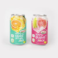 Vietnam Gemengd Vruchtensap 300Ml Alu Kan 100% Van Tropische Vruchtensapdranken Premium Kwaliteit Groothandel Beste Prijs