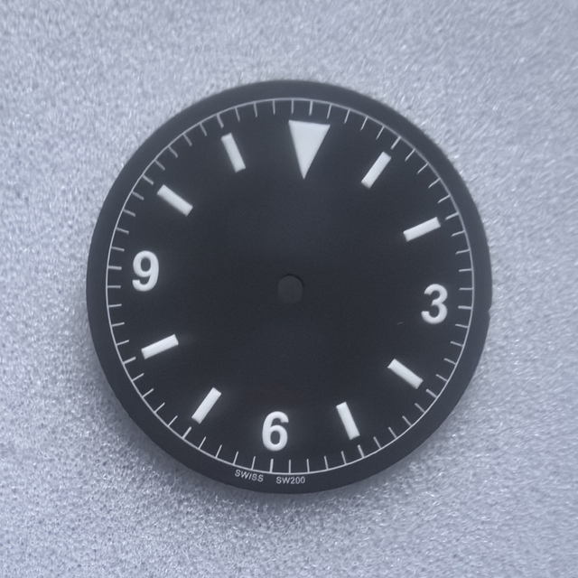 OEM Premium Swiss Luminous Matt Finished Dial Watch Accessories Parts NH35 Movement Case for Casio Custom Watch Dial