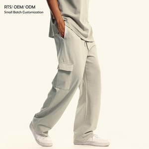 กางเกงวอร์ม STREETLAB Cargo Sweatpant Snow Wash สำหรับผู้ชาย หลายกระเป๋า ทรงตรง น้ำหนักเบา ระบายอากาศได้ดี เหมาะสำหรับทำงานและสวมใส่ในเมือง ไซส์ S ถึง 2XL - Product Image 1